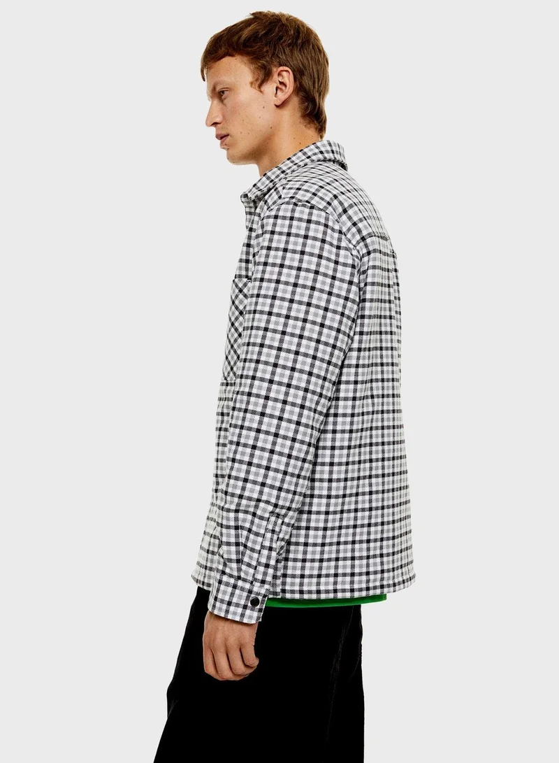 H&M  Checked Regular Fit Shirt for Men | Best Price UAE